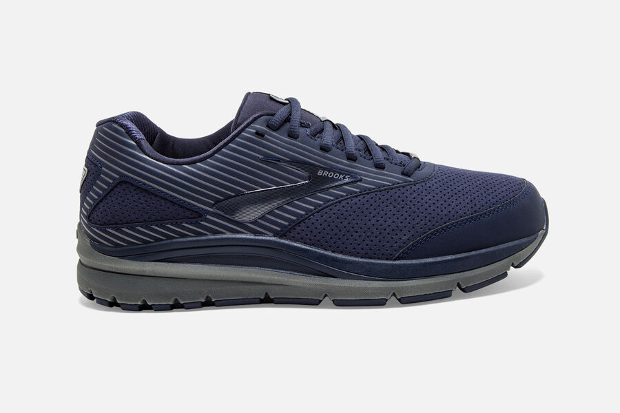 Brooks Addiction Walker Suede Running Shoes Mens - Navy - FDSQI-2958